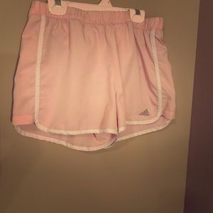M pink adidas shorts
